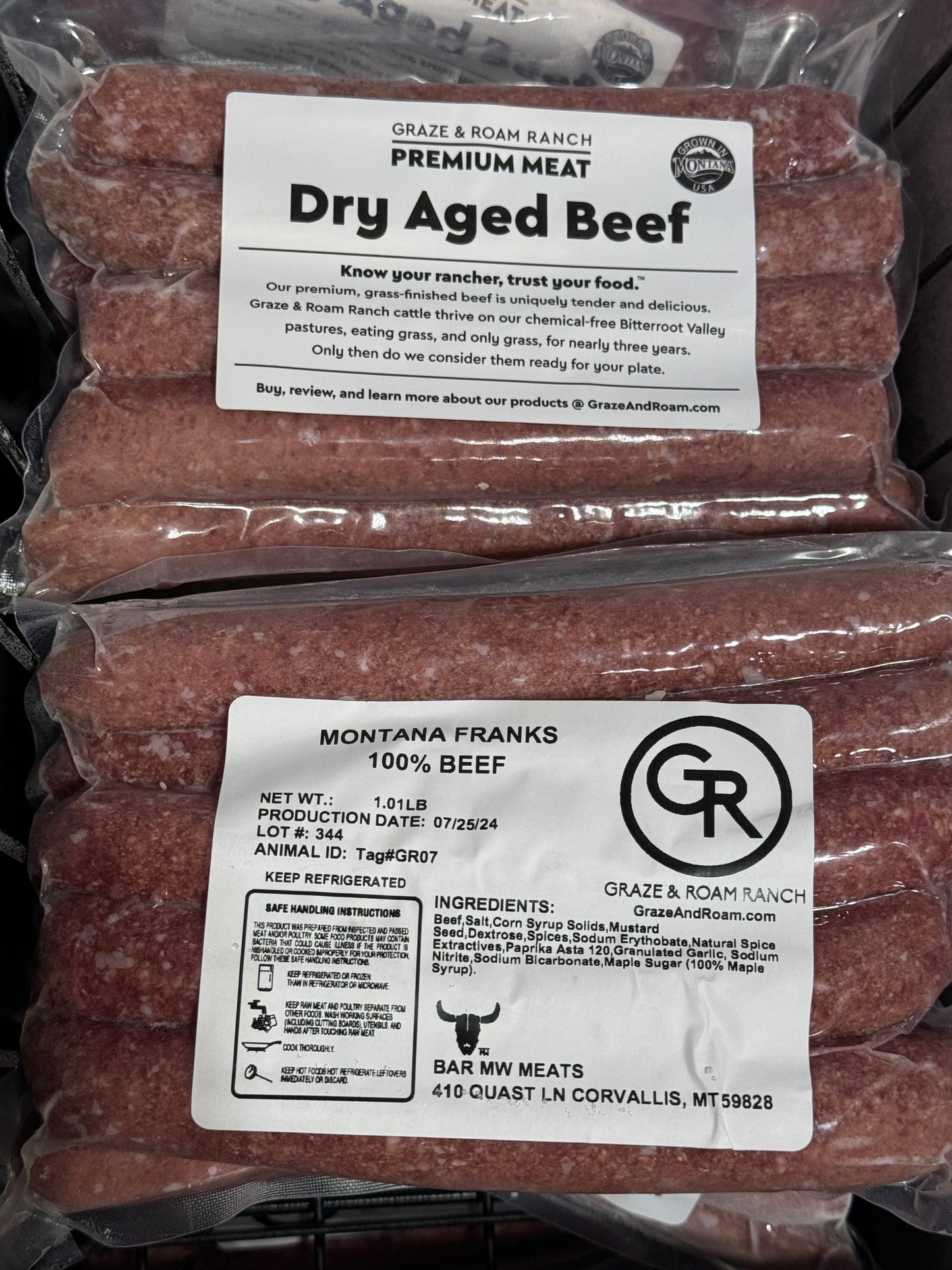 All Beef Hot Dogs