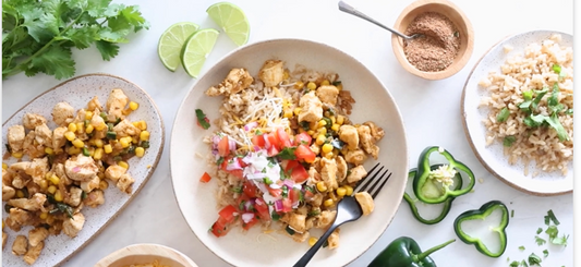 Instant Pot Chicken Taco Bowls