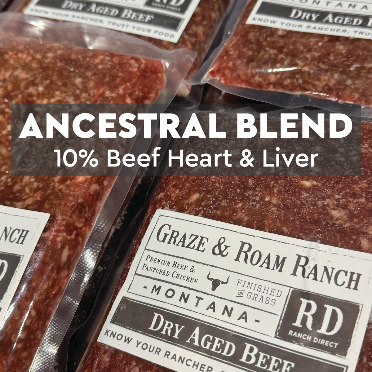 Grass-Finished Ground Beef - Ancestral Blend