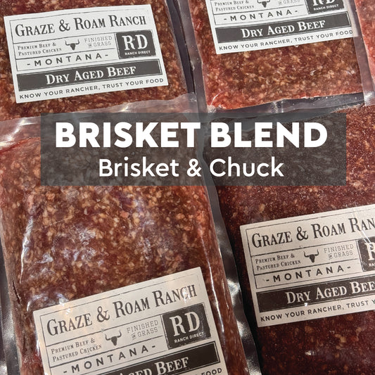 Grass-Finished Ground Beef - Brisket Blend