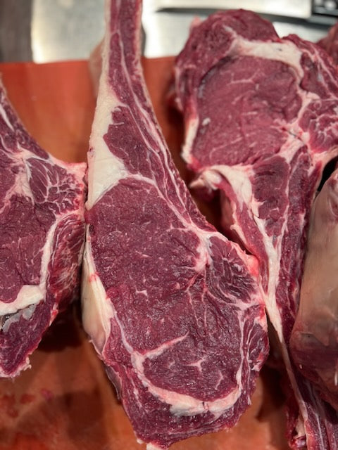 Tomahawk Ribeye Steak Uncooked