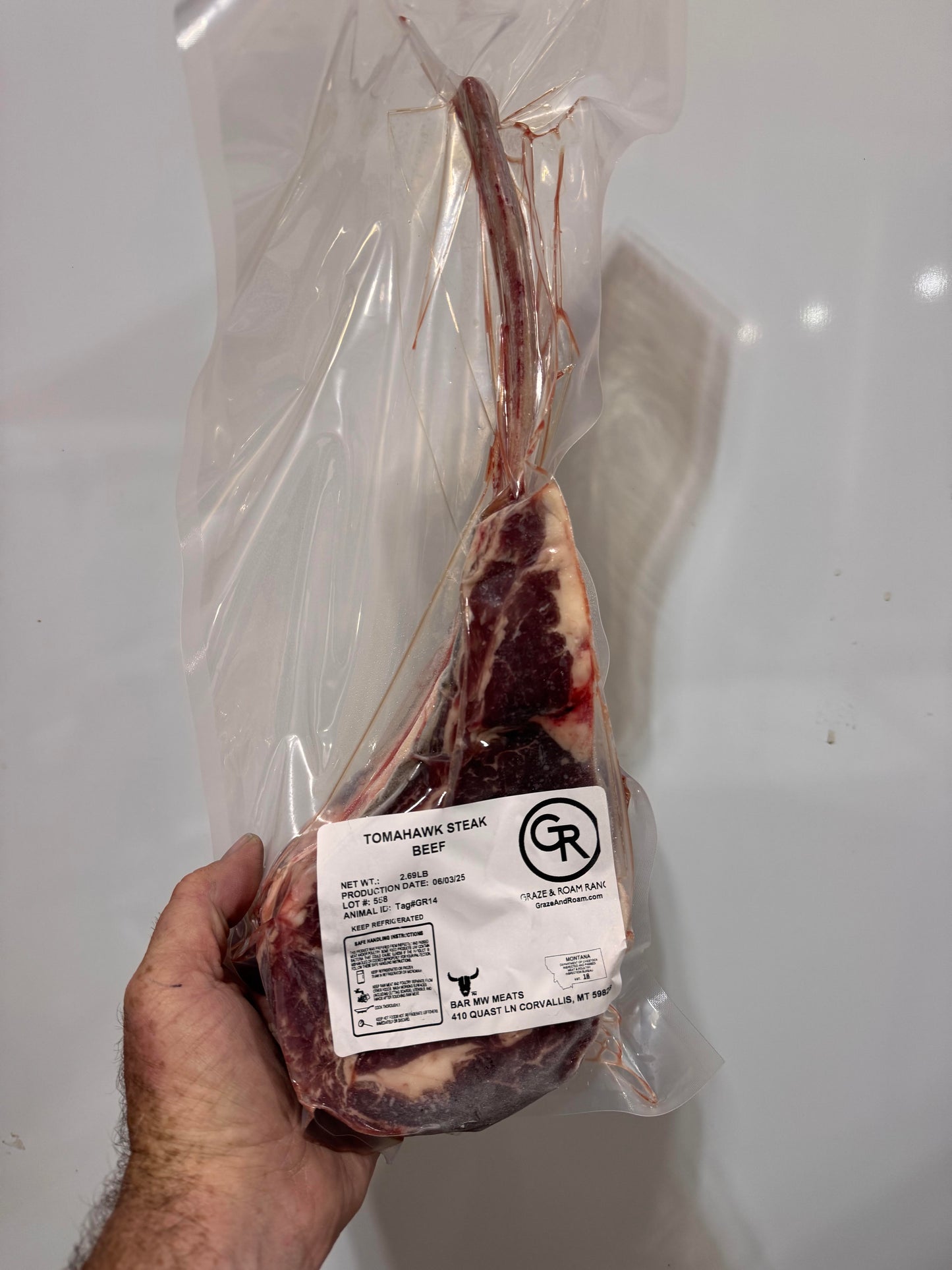 Tomahawk Ribeye Steak (Special Order)