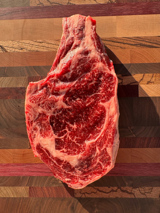 Grass-Finished Ribeye Steak (Bone-in)